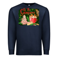 Navy tis the season Premium Sweatshirt - FaDigitalArtStudio