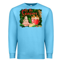 Ocean Blue tis the season Premium Sweatshirt - FaDigitalArtStudio