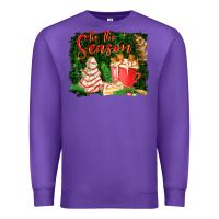 Purple tis the season Premium Sweatshirt - FaDigitalArtStudio