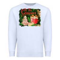 White tis the season Premium Sweatshirt - FaDigitalArtStudio