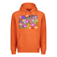 Carrot colourful pumpkin background Premium Hoodie - AdoDesignShop