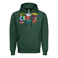 Sports Green cruise life Zipper Hoodie - RanaPortraitStore