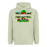 Matcha custom name christmas elf Heavyweight Hoodie - texasbilliewilder