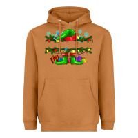 Meerkat custom name christmas elf Heavyweight Hoodie - texasbilliewilder