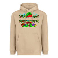 Mushroom custom name christmas elf Heavyweight Hoodie - texasbilliewilder