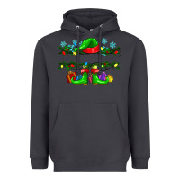 Smoke custom name christmas elf Heavyweight Hoodie - texasbilliewilder