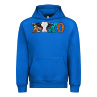 Cobalt xoxo valentines day baby cow Urban Hoodie - Jasminsmagicworld