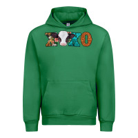 Emerald xoxo valentines day baby cow Urban Hoodie - Jasminsmagicworld