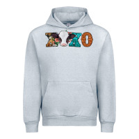 Heather Grey xoxo valentines day baby cow Urban Hoodie - Jasminsmagicworld