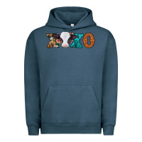 Pigment Midnight Navy xoxo valentines day baby cow Urban Hoodie - Jasminsmagicworld