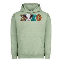 Pigment Oil Green xoxo valentines day baby cow Urban Hoodie - Jasminsmagicworld