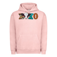 Pigment Salmon xoxo valentines day baby cow Urban Hoodie - Jasminsmagicworld