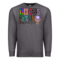 Charcoal Heather hocus pocus witches Premium Sweatshirt - CowhideDigitalArt