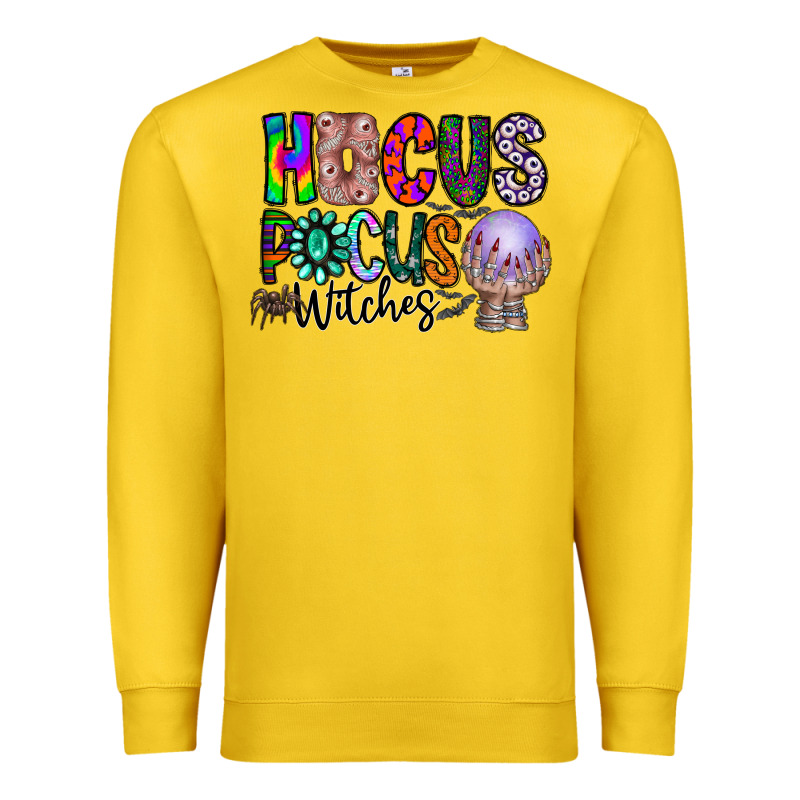 Hocus Pocus Witches Premium Sweatshirt by CowhideDigitalArt | Teevron