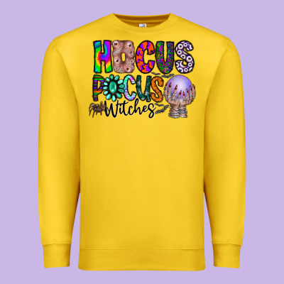 Hocus Pocus Witches Premium Sweatshirt Designed By Cowhidedigitalart