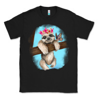 Black baby sloth Classic Tee - RanaPortraitStore