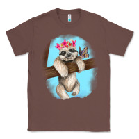 Chestnut baby sloth Classic Tee - RanaPortraitStore