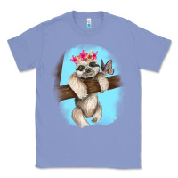Colony Blue baby sloth Classic Tee - RanaPortraitStore