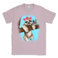 Lilac baby sloth Classic Tee - RanaPortraitStore