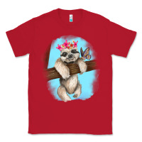 Red baby sloth Classic Tee - RanaPortraitStore