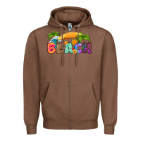 Chestnut beach Zipper Hoodie - RanaPortraitStore