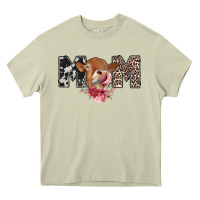 Mossy mom cow Heavy Core Tee - CowhideDigitalArt