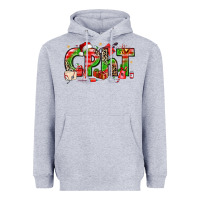 Heather Grey christmas cpht pharmacy technician Heavyweight Hoodie - texasbilliewilder