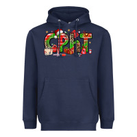 Navy christmas cpht pharmacy technician Heavyweight Hoodie - texasbilliewilder