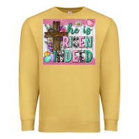 Antique Gold he is risen indeed tumbler Premium Sweatshirt - Neo Western
