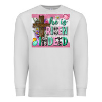 Dove Grey he is risen indeed tumbler Premium Sweatshirt - Neo Western