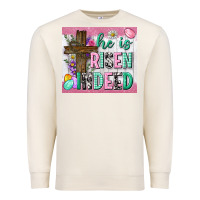 Sandshell he is risen indeed tumbler Premium Sweatshirt - Neo Western