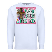 White he is risen indeed tumbler Premium Sweatshirt - Neo Western
