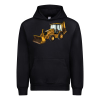 Foreset Green Backhoe Loader Truck Urban Hoodie - LillyAllenDesigns