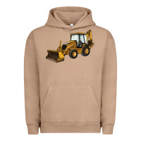 Pigment Burro Backhoe Loader Truck Urban Hoodie - LillyAllenDesigns