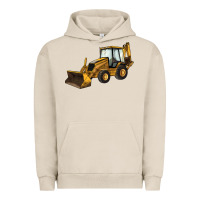 Pigment French Oak Backhoe Loader Truck Urban Hoodie - LillyAllenDesigns