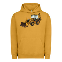 Pigment Peanut Butter Backhoe Loader Truck Urban Hoodie - LillyAllenDesigns