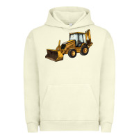 Pigment Pistachio Backhoe Loader Truck Urban Hoodie - LillyAllenDesigns