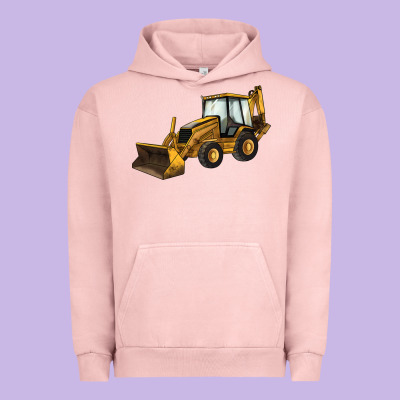Backhoe Loader Truck Urban Hoodie Designed By Lillyallendesigns