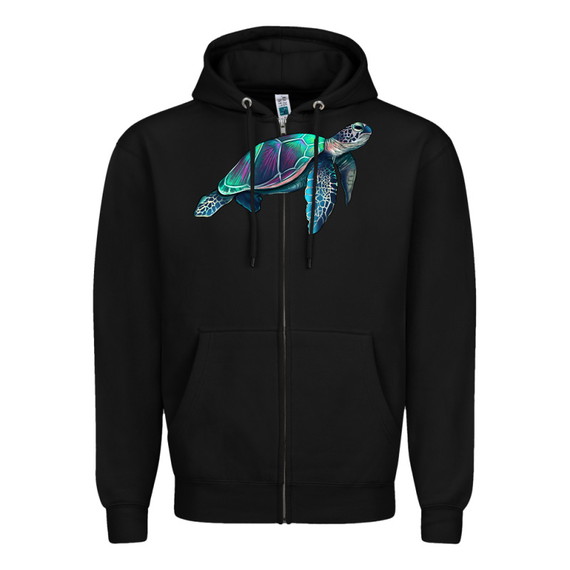 Turtle Zipper Hoodie by RanaPortraitStore | Teevron