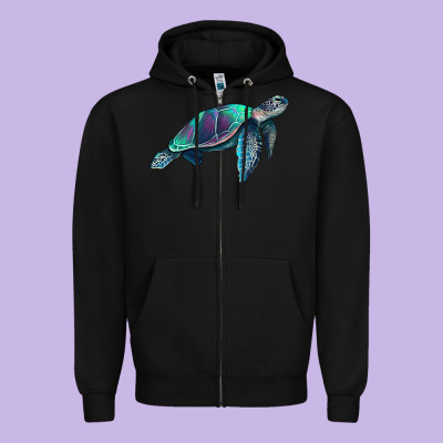 Zipper Hoodie turtle