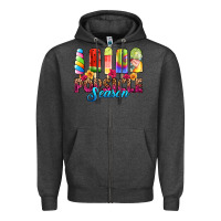 Charcoal Heather popsicle season Zipper Hoodie - RanaPortraitStore
