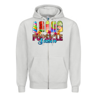 Dove Grey popsicle season Zipper Hoodie - RanaPortraitStore
