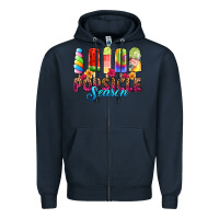 Navy popsicle season Zipper Hoodie - RanaPortraitStore
