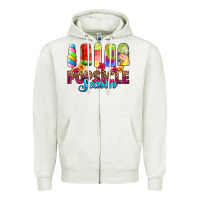 Oatmeal Heather popsicle season Zipper Hoodie - RanaPortraitStore