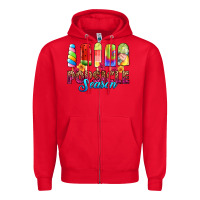 Red popsicle season Zipper Hoodie - RanaPortraitStore