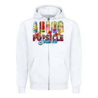 White popsicle season Zipper Hoodie - RanaPortraitStore