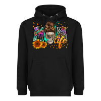 Black mom life with skull Heavyweight Hoodie - Zillion Design Studio