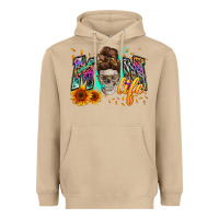 Mushroom mom life with skull Heavyweight Hoodie - Zillion Design Studio