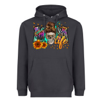 Smoke mom life with skull Heavyweight Hoodie - Zillion Design Studio
