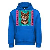 Cobalt Western Bengal Cat Urban Hoodie - LillyAllenDesigns